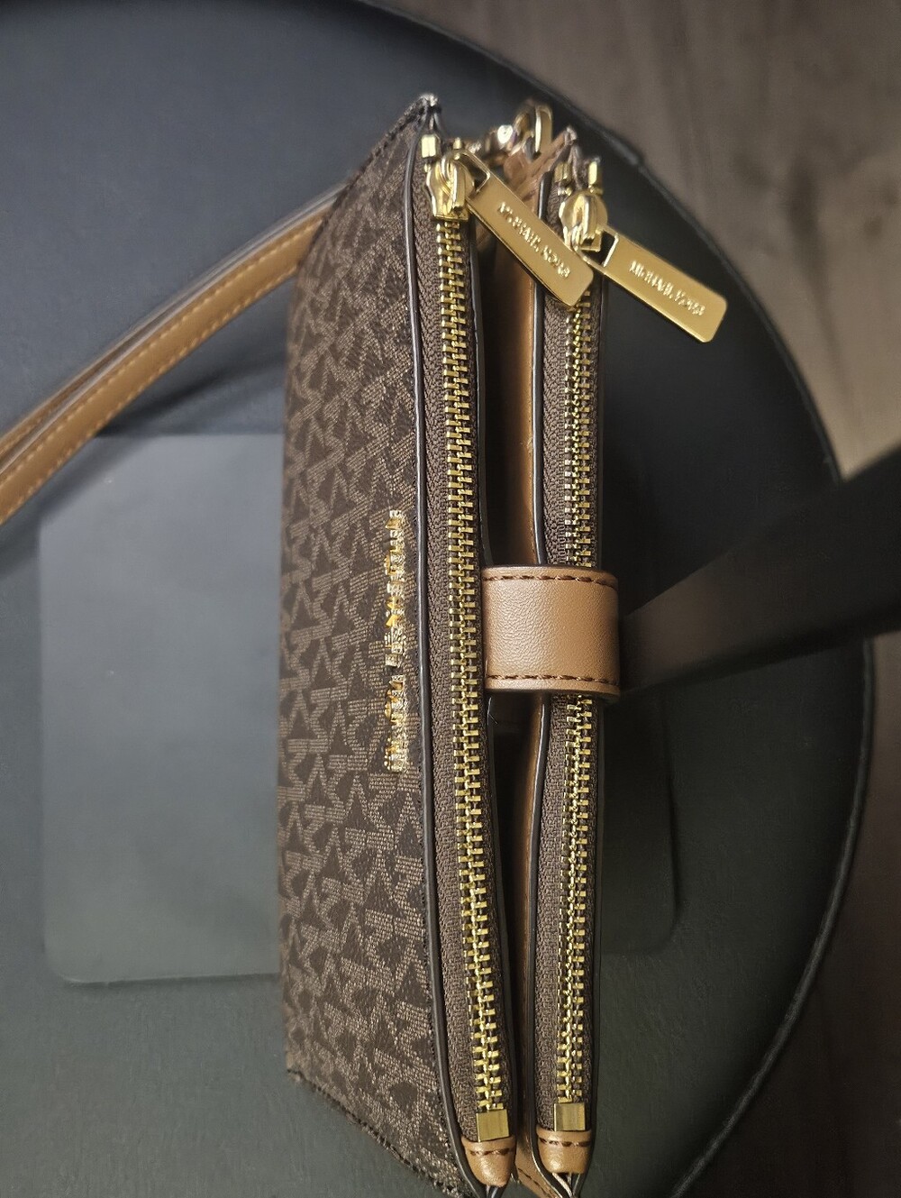 Michael Kors Jet Set Double Zip Wristlet Phone Wallet - Picture 4 of 14